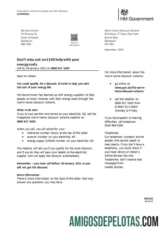 imprimível Modelo de conta de serviços públicos de energia doméstica quente do governo HM do Reino Unido em formato Word e PDF